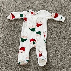 Santa Baby Fleece Footies
